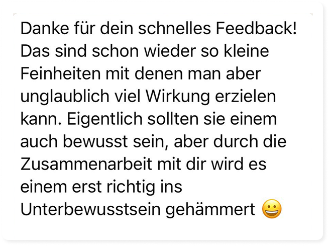 persua impact feedback 6